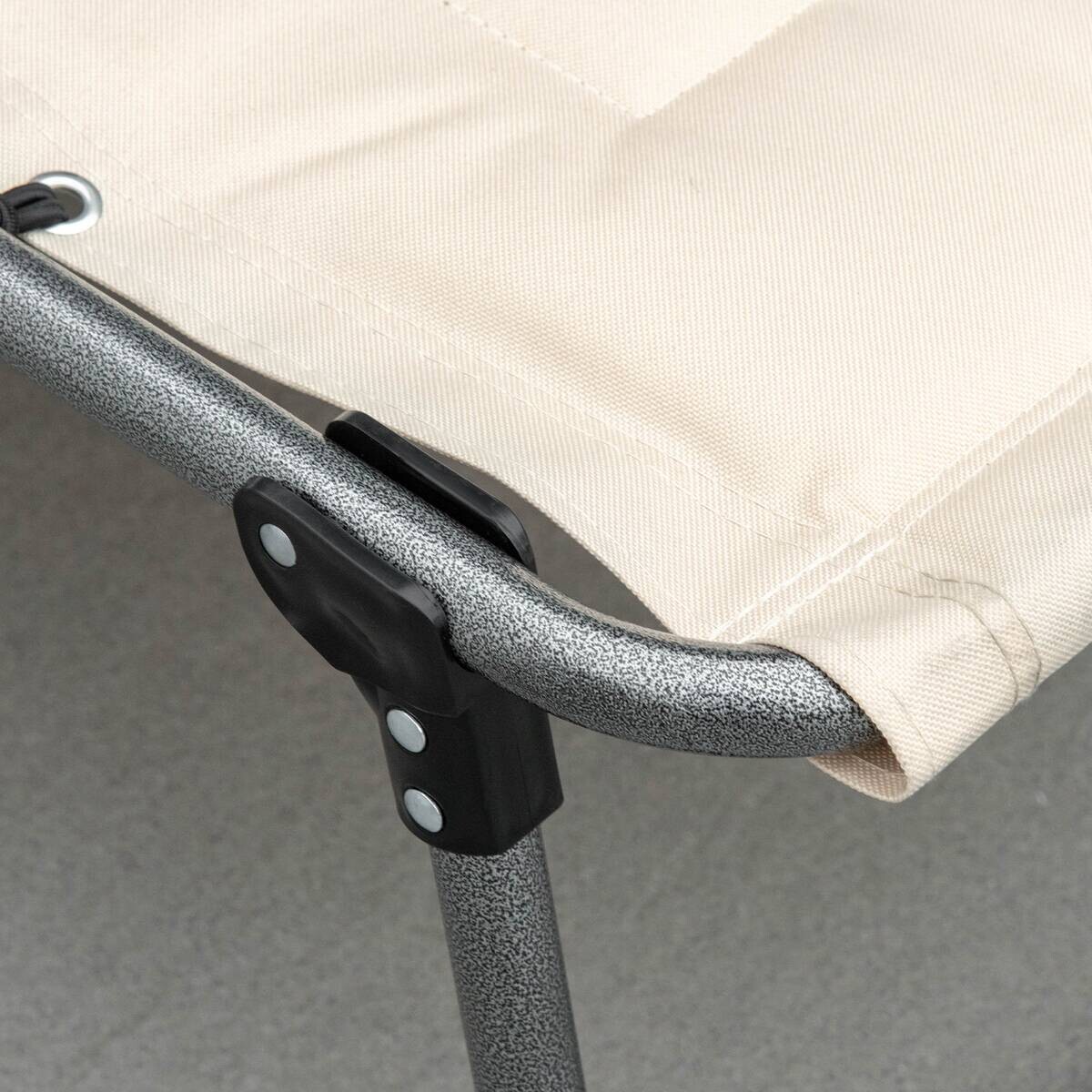 Outsunny Sonnenliege beige Polyester B/H/L: ca. 57x30x188 cm