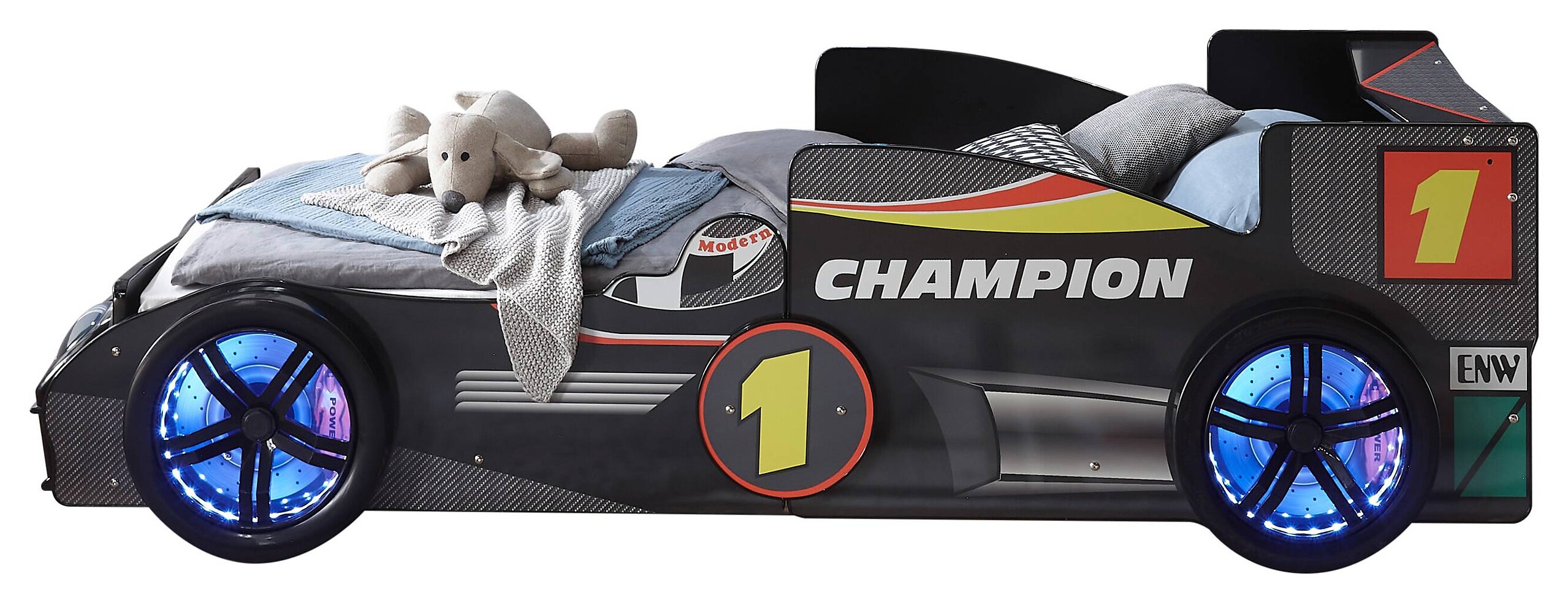 Autobett Rinum schwarz Liegefläche B/L: ca. 90x200 cm