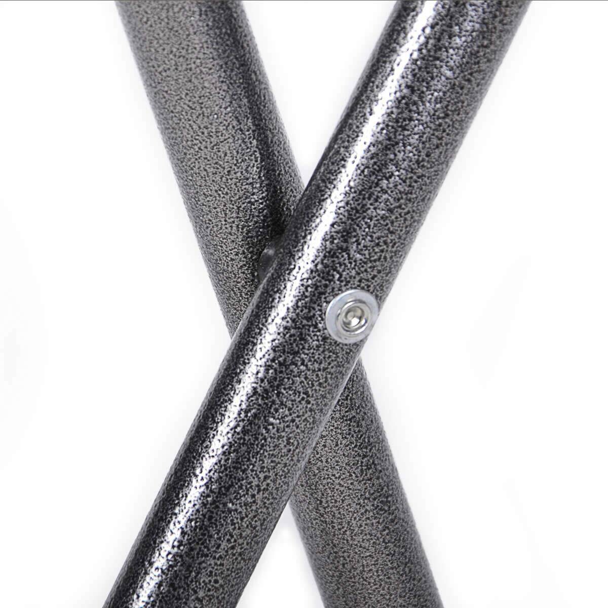 VCM Stehtisch weiß Metall H/D: ca. 110x80 cm