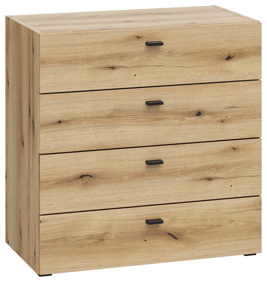 Schubkastenkommode System 64 Evoke Oak Nachbildung B/H/T: ca. 64x64x35 cm Schubkastenkommode System 64 Evoke Oak Nachbildung B/H/T: ca. 64x64x35 cm