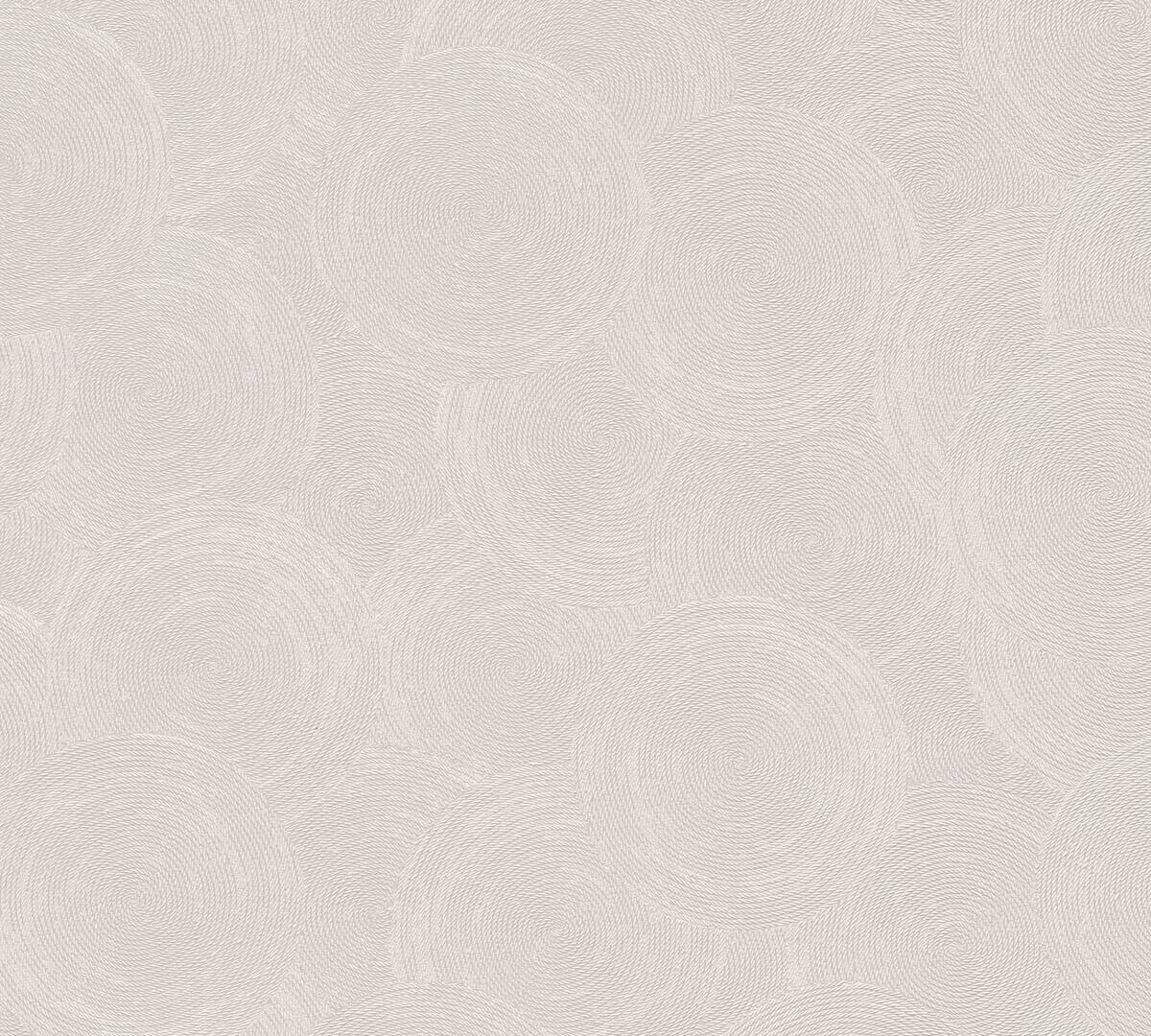 A.S.Creation Vliestapete weiß creme B/H/D: ca. 53x1005x8,8 cm