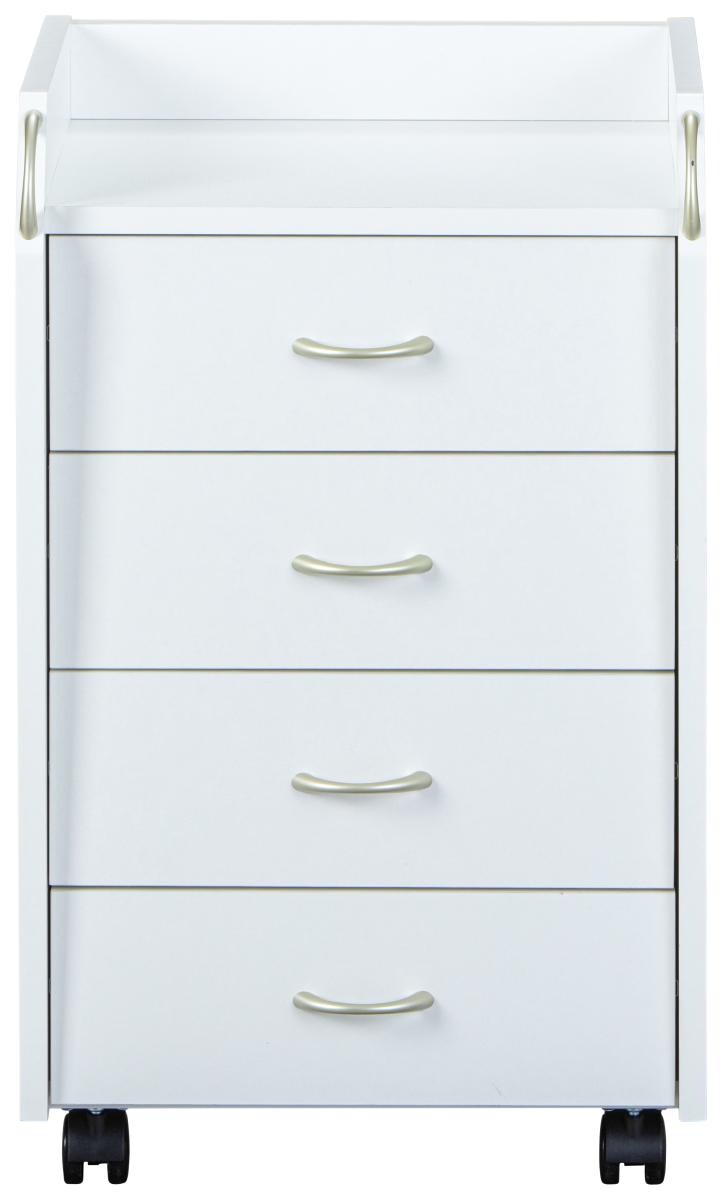 Rollcontainer Pronti weiß B/H/T: ca. 40x65x36 cm