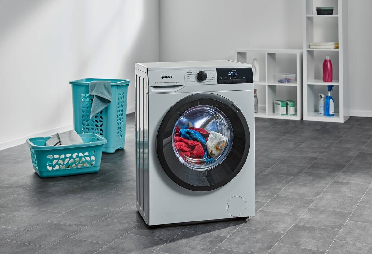 Gorenje Waschmaschine WNHEI74SAPS/DE weiß B/H/T: ca. 60x85x47 cm ca. 7 kg