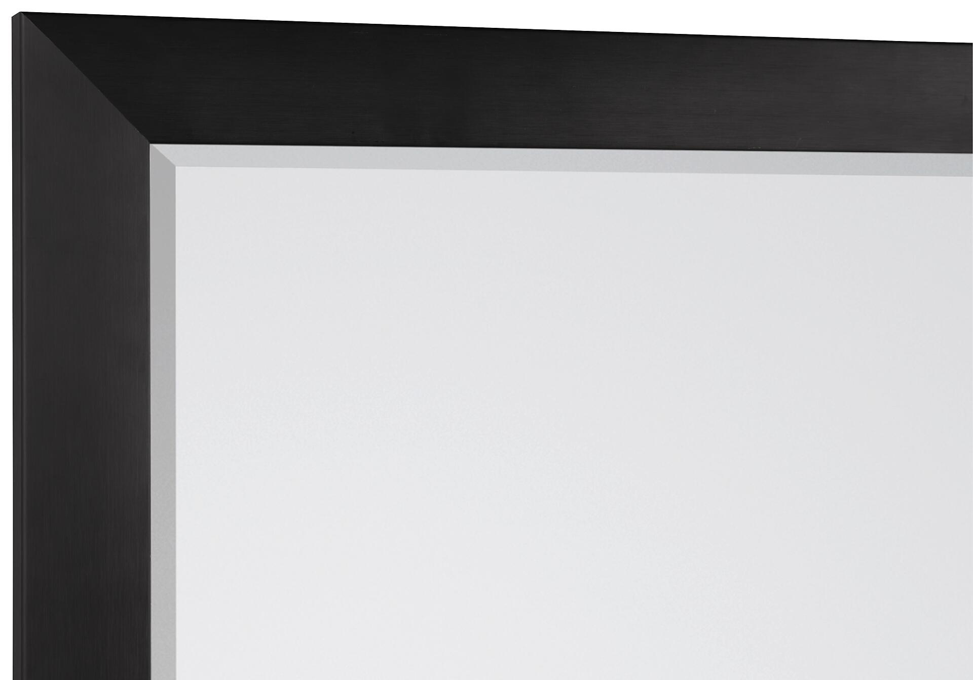 Mirrors&More Rahmenspiegel JULIETTE schwarz B/H/T: ca. 50x150x1,7 cm