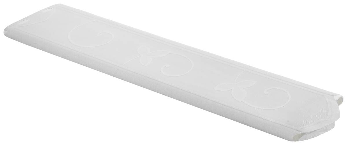 Scheibengardinen-Meterware weiß H: ca. 75 cm