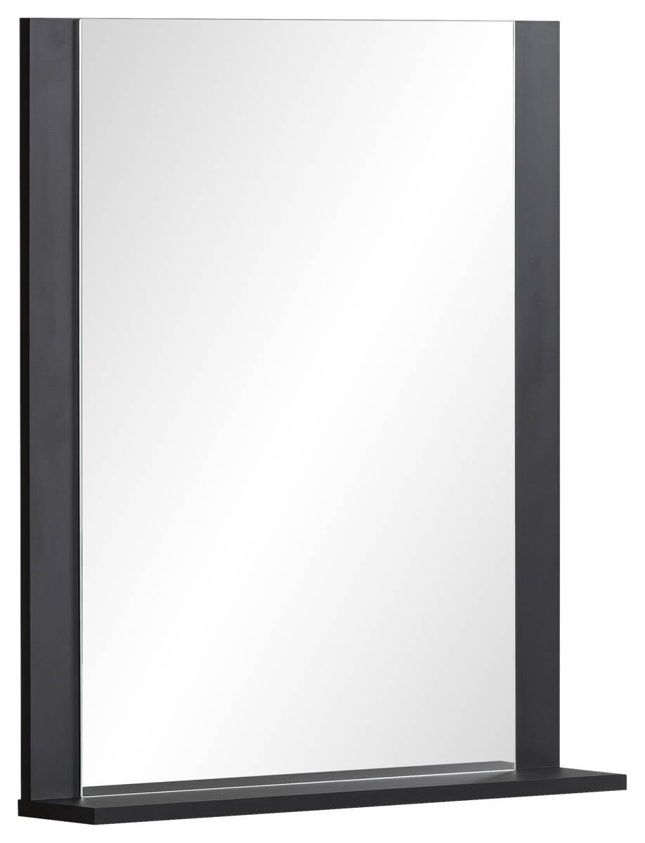 Wandspiegel Janne schwarz matt B/H/T: ca. 59,6x71,1x12,3 cm