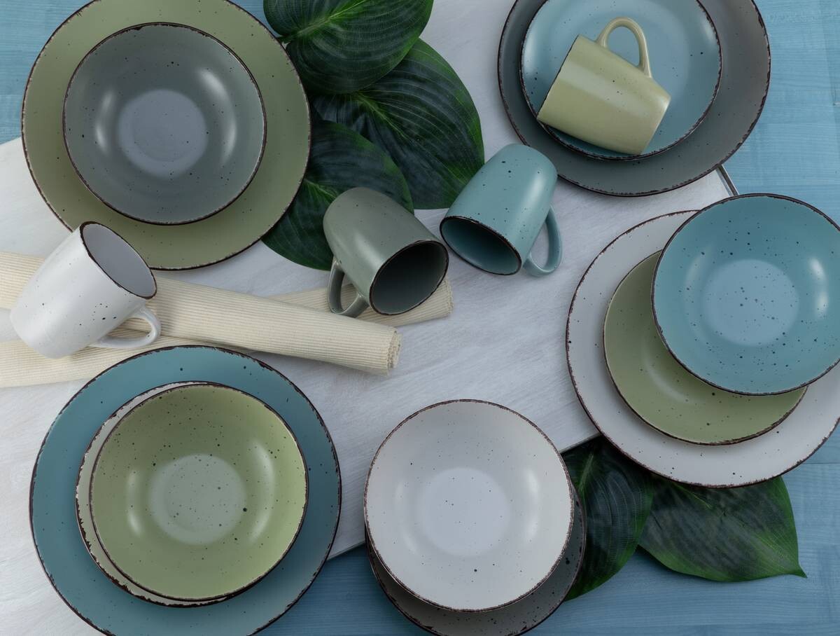 CreaTable Kombiservice Fashion multicolor Keramik 16 tlg.