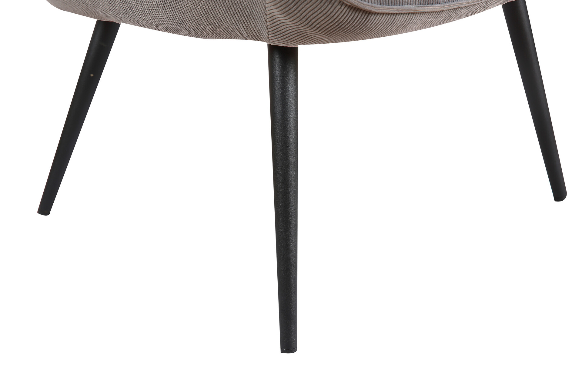 byLIVING Sessel UTA grau schwarz Stoff Metall B/H/T: ca. 72x97x80 cm