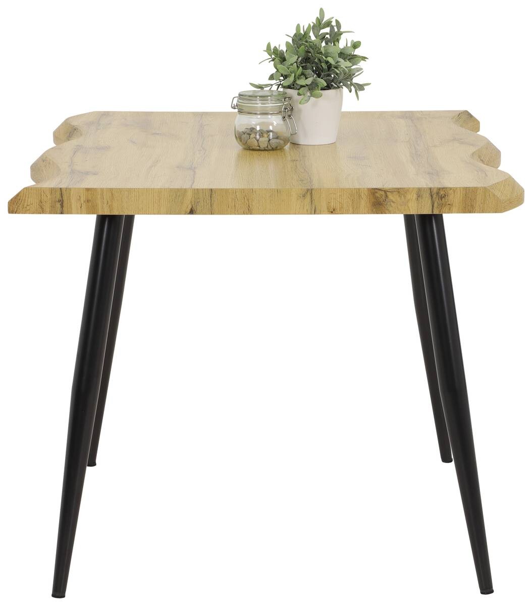 Esstisch Gabi Eiche Wildeiche Nachbildung B/H/T: ca. 90x76x90 cm