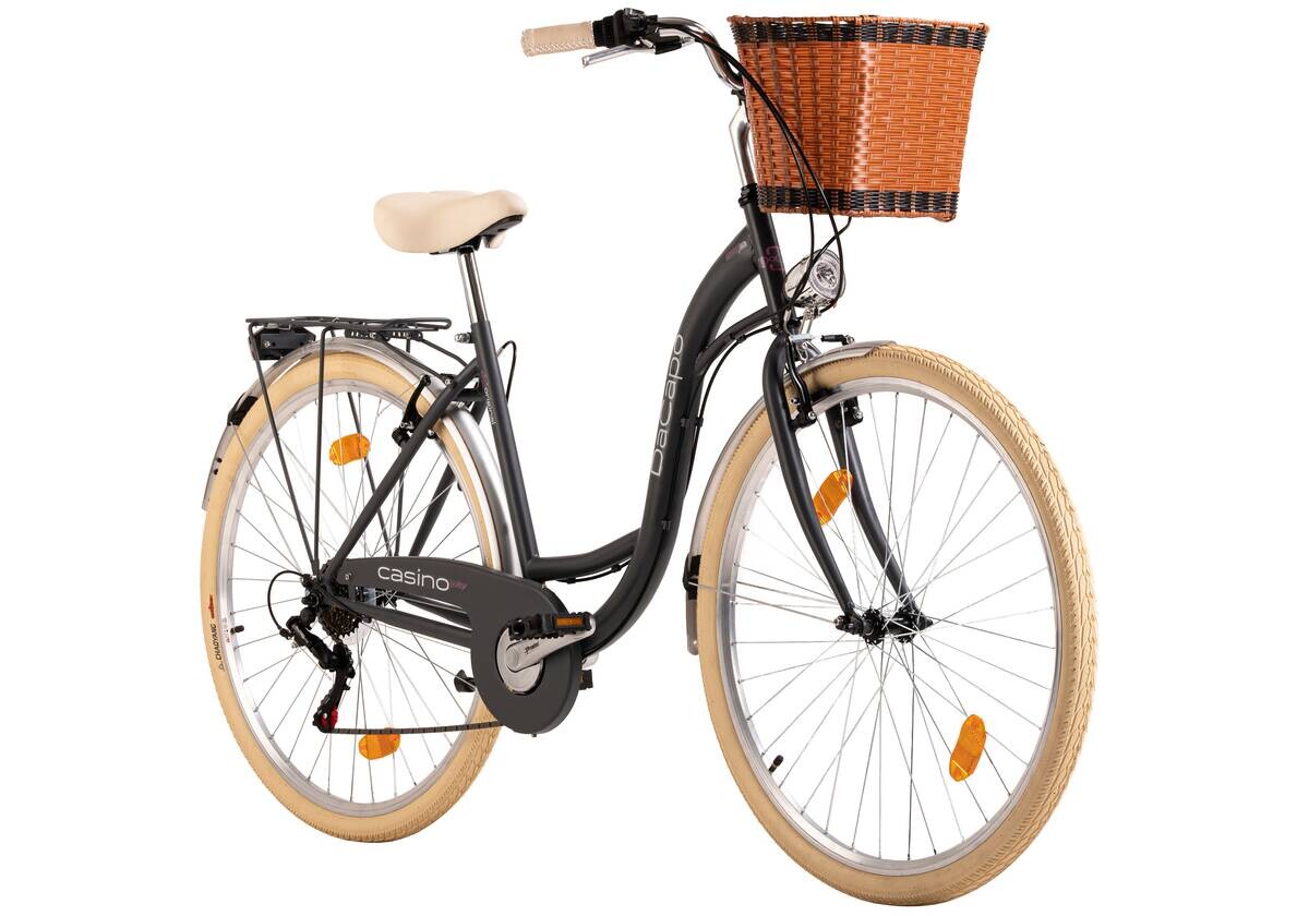 DaCapo Damenfahrrad Casino 168C 28 Zoll Rahmenhöhe 48 cm 6 Gänge anthrazit anthrazit ca. 28 Zoll