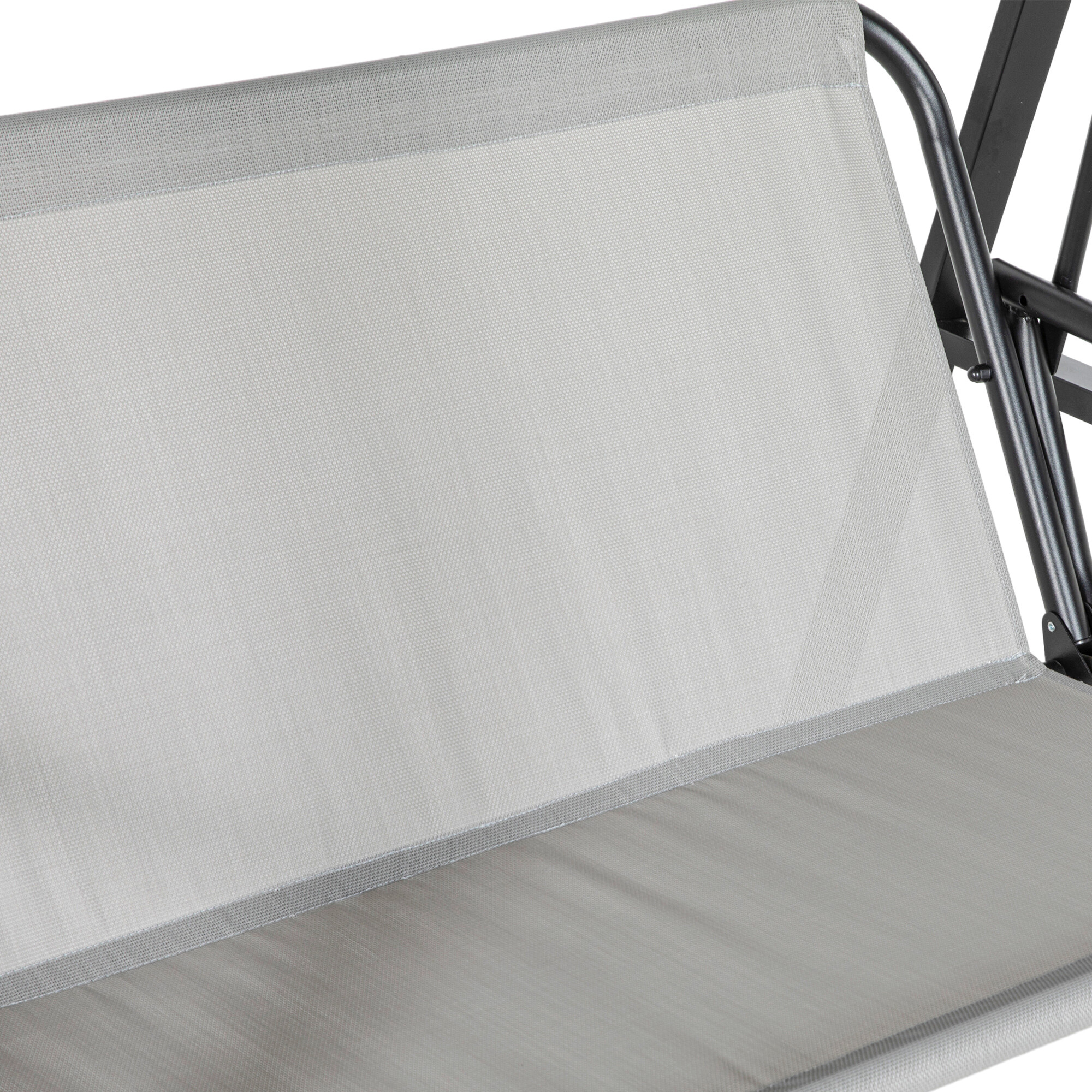 Outsunny Hollywoodschaukel grau Stahl B/H/L: ca. 116x172x145 cm