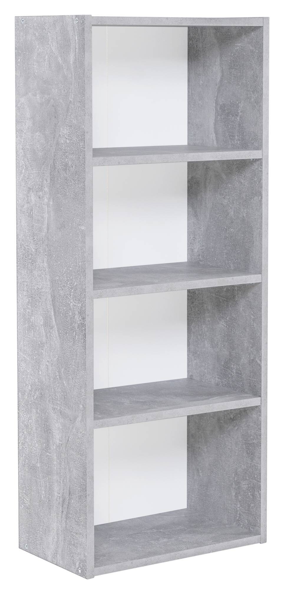 Regal Step 3 Beton Optik weiß B/H/T: ca. 41,5x102x25 cm