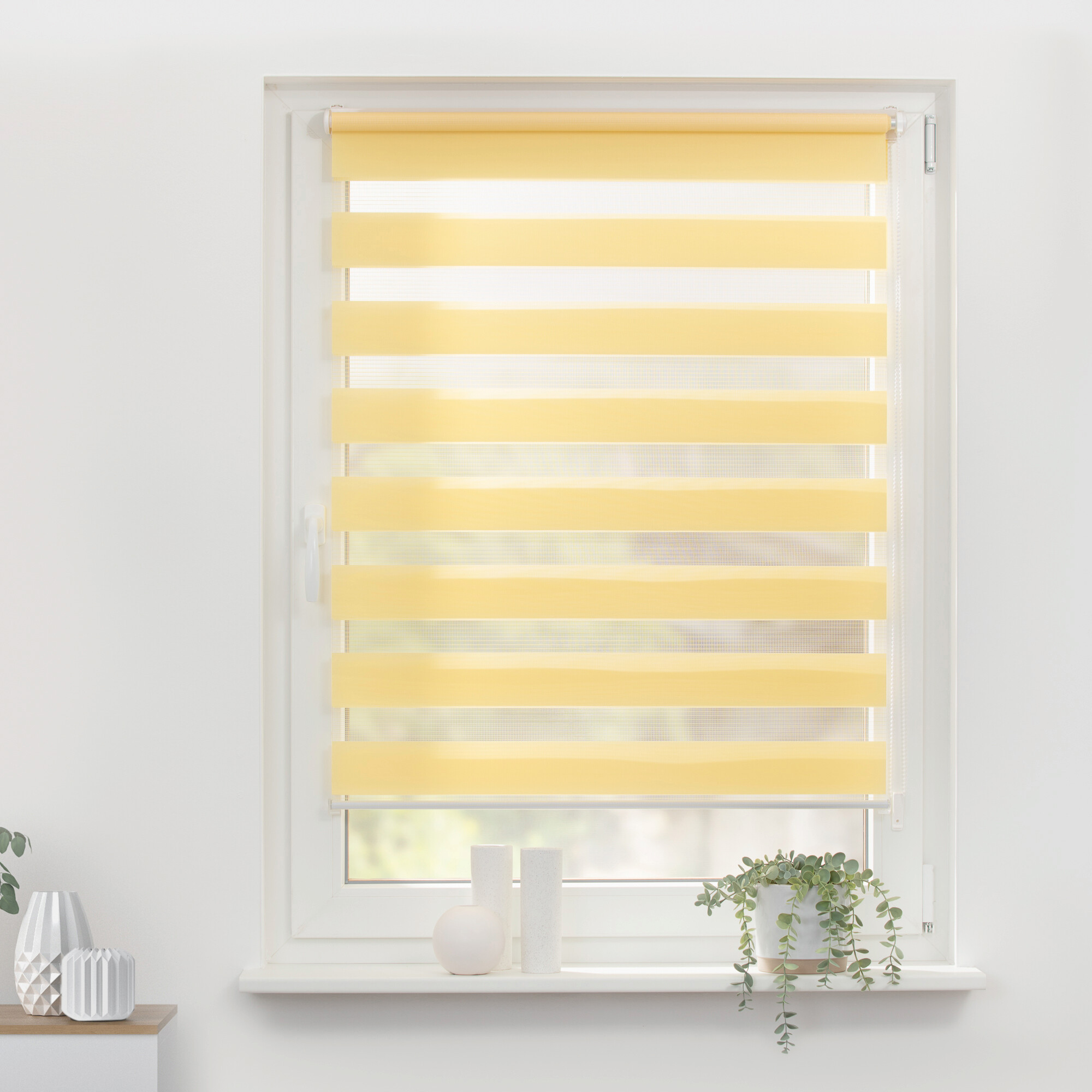 LICHTBLICK Doppelrollo Duo gelb B/L: ca. 70x220 cm