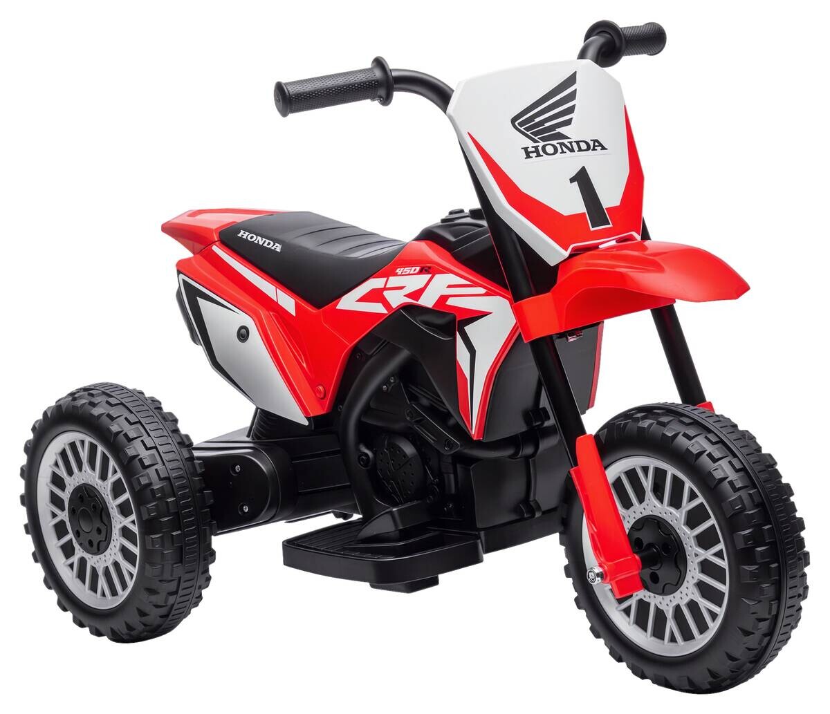 HOMCOM Kinder-Elektromotorrad rot B/H/L: ca. 40,5x43,5x71 cm