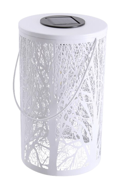 LED-Deko-Solarleuchte NV5266523 weiß Kunststoff H/D: ca. 20x12 cm