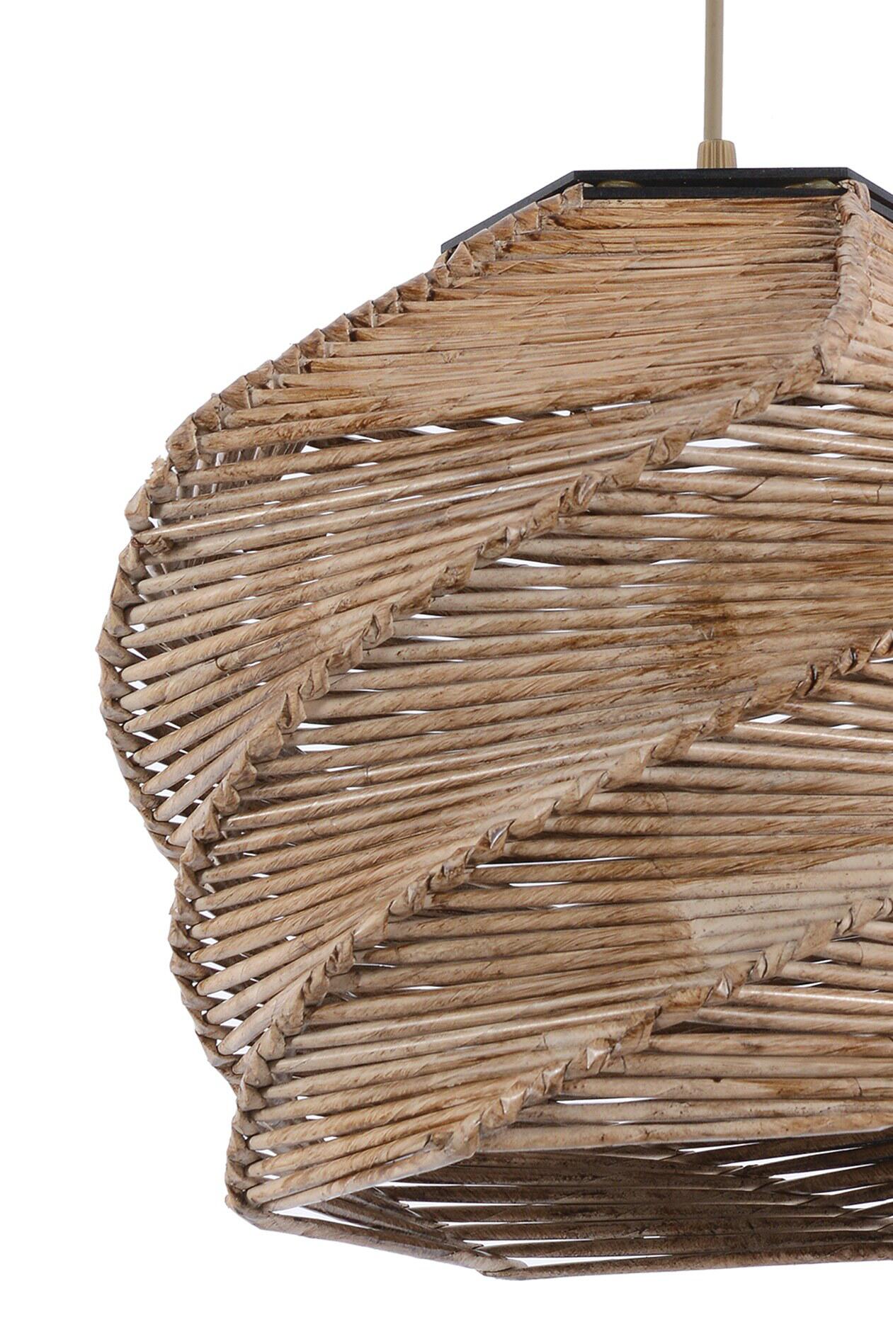 Opviq Pendelleuchte Ruche kamel B/H/T/L/D: ca. 32x65x32x32x32 cm E27 1 Brennstellen