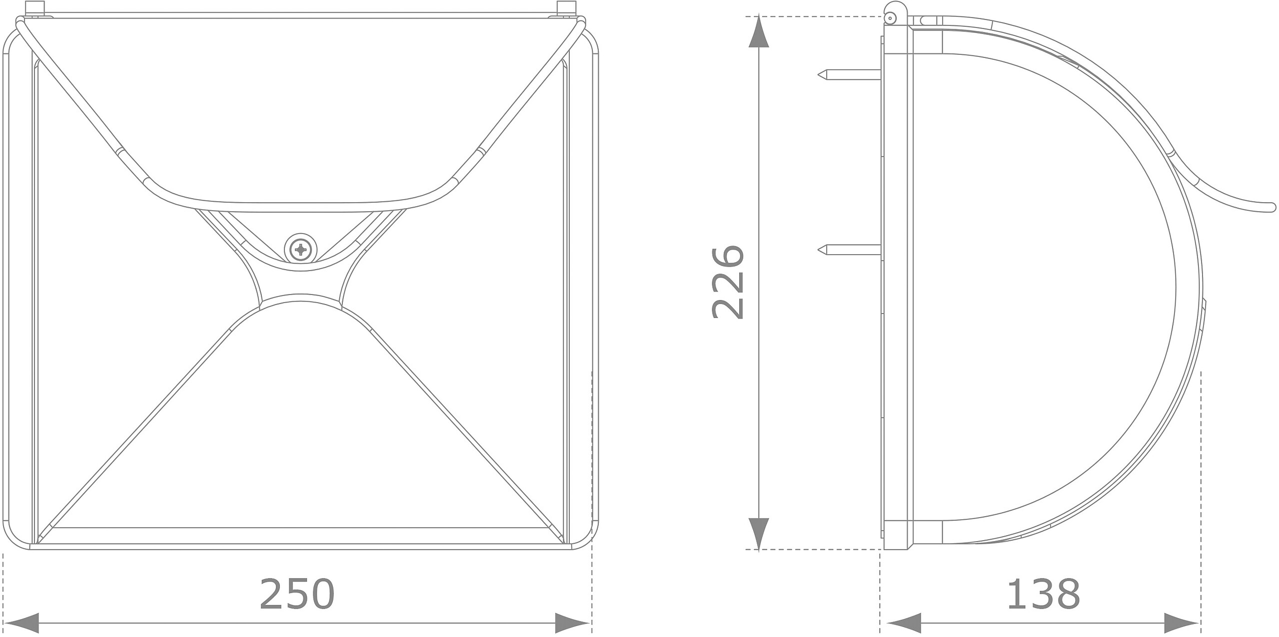 AXI Spielzeug-Briefkasten gelb B/H/L: ca. 25x23x14 cm