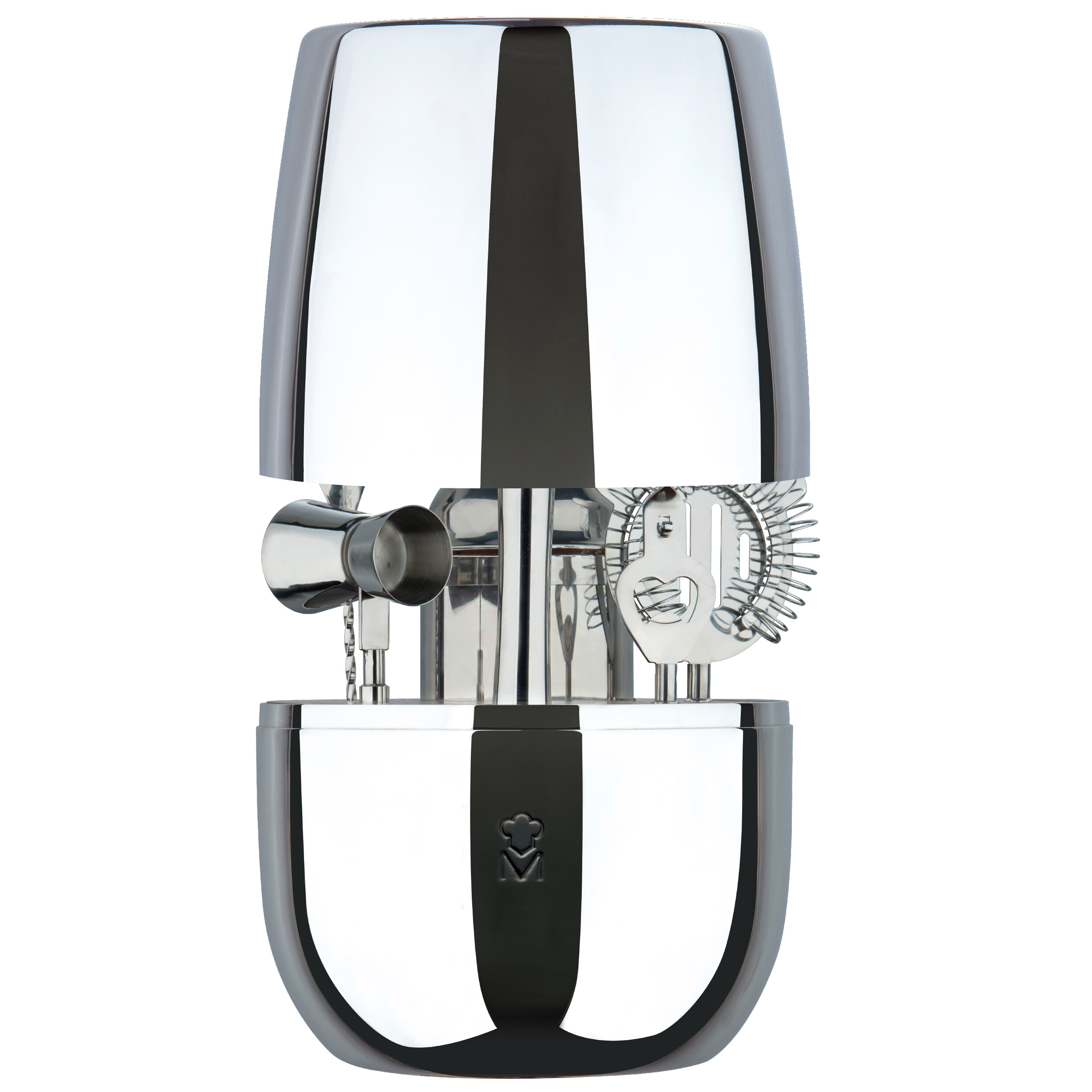 MASTERPRO Cocktail-Set THE DROP silber Edelstahl