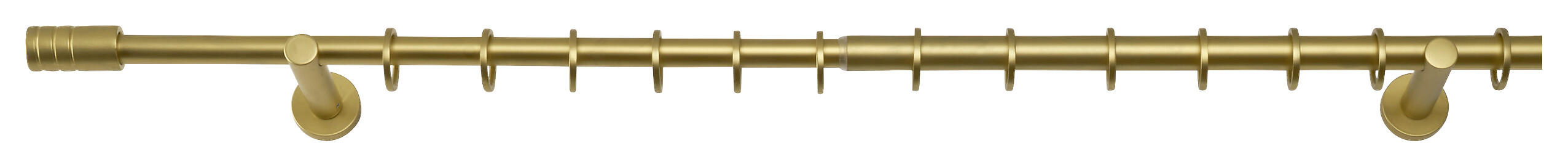 ondeco Stilgarnituren rillcube gold Metall ausziehbar von ca. 210 bis 400 cm 1.0 Läufe