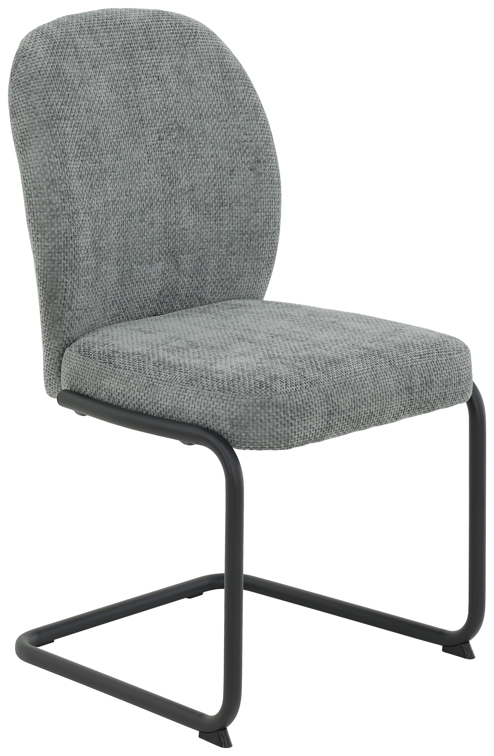 Schwingstuhl Karen grau schwarz Webstoff Metall