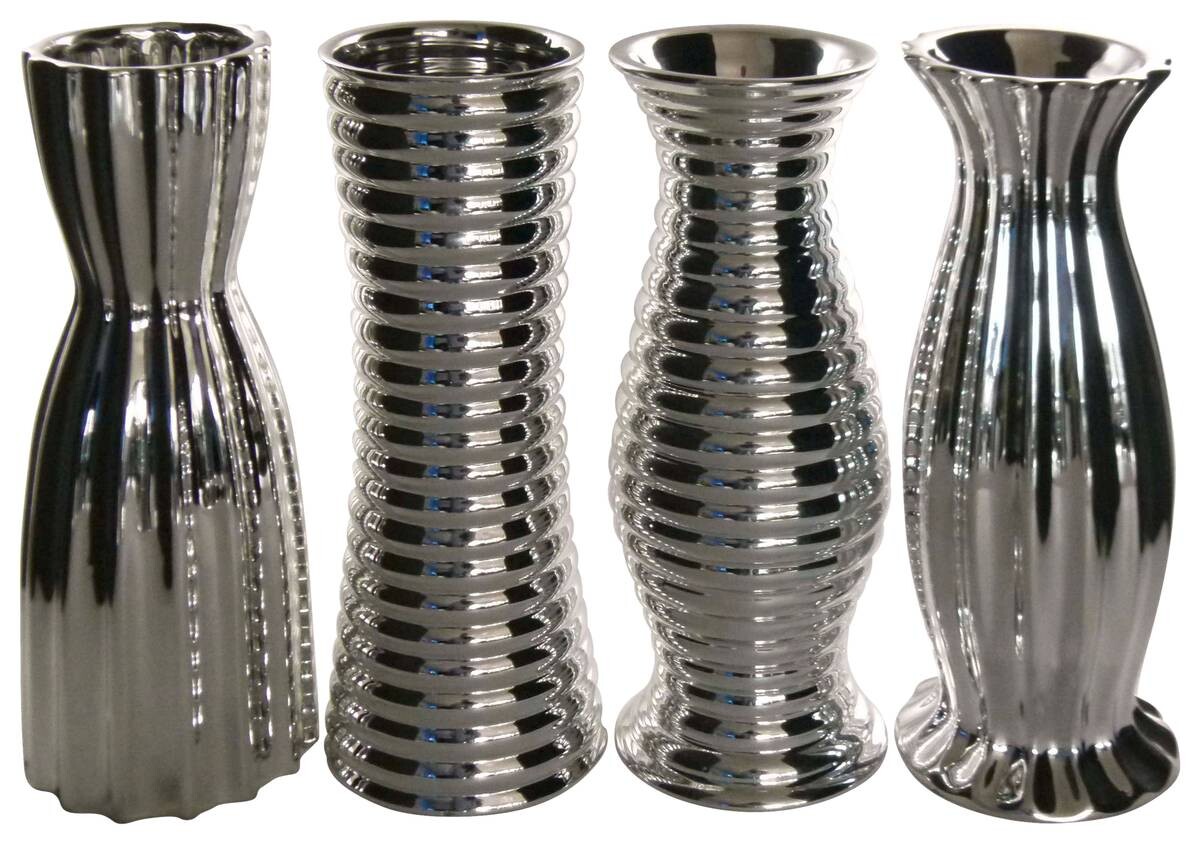 Vase sortiert Keramik B/H/L: ca. 8,5x22x8,5 cm
