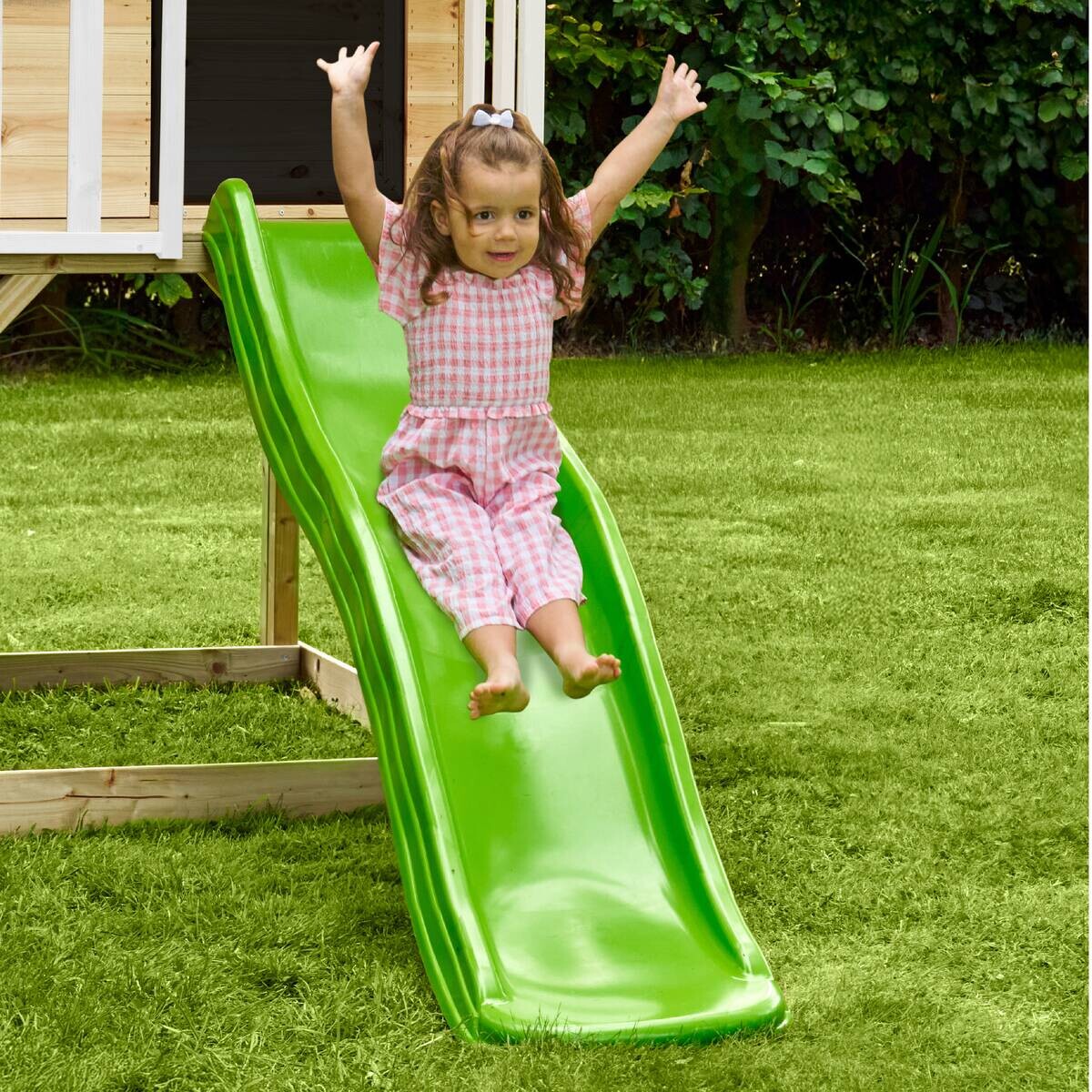 Zwerkules Spielhaus Holli weiß B/H/L: ca. 280x224x352 cm