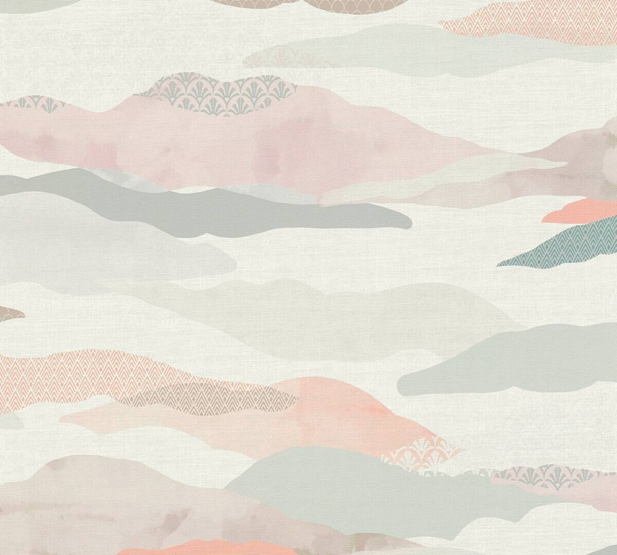 A.S.Creation Vliestapete blau weiß B/H/D: ca. 53x1005x8 cm