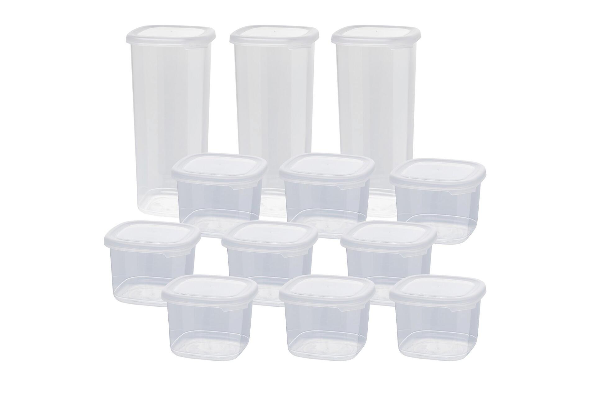 HermiaConcept Vorratsdosenset 12tlg. weiß