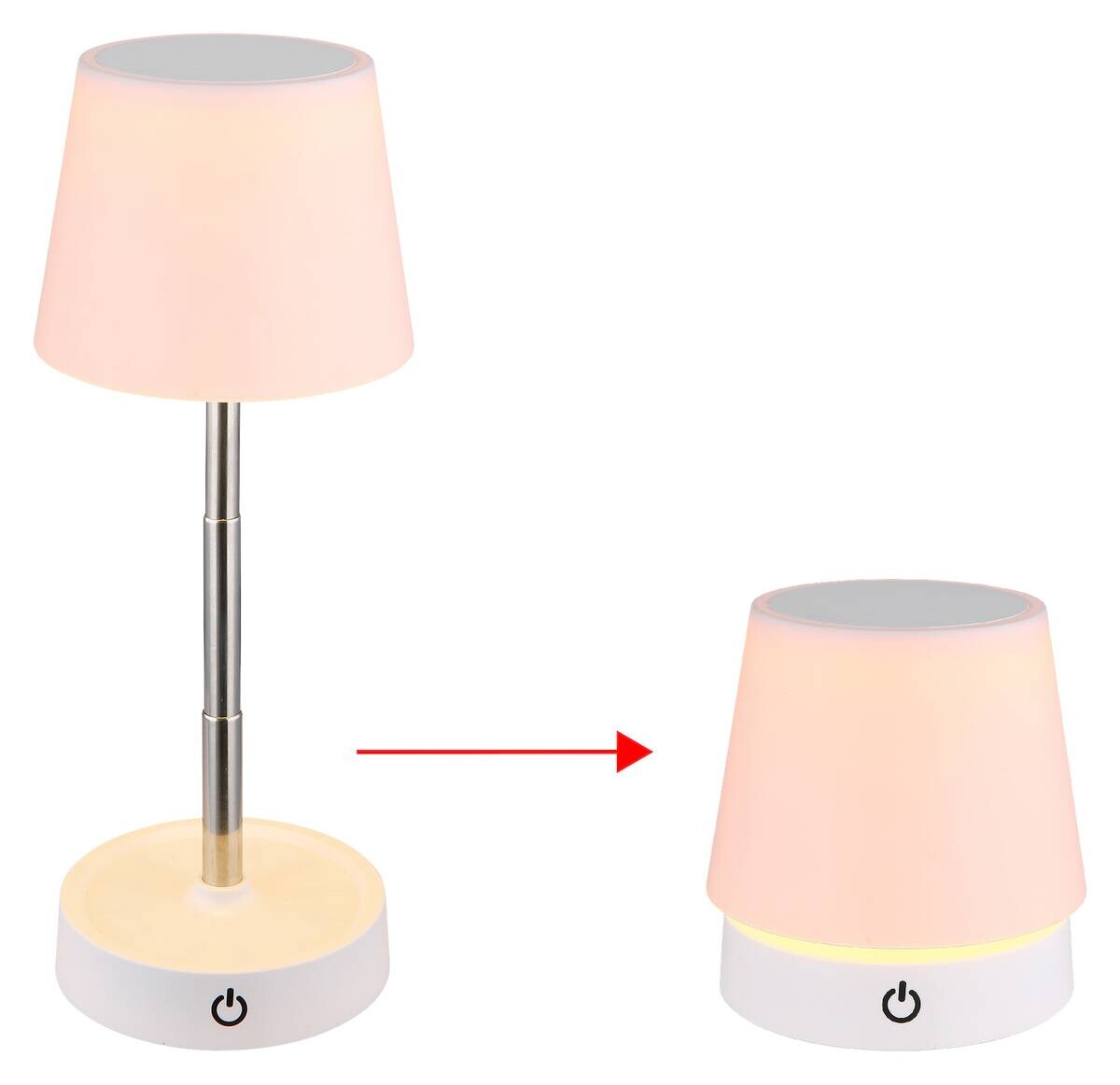 GLOBO Tischleuchte Carlos