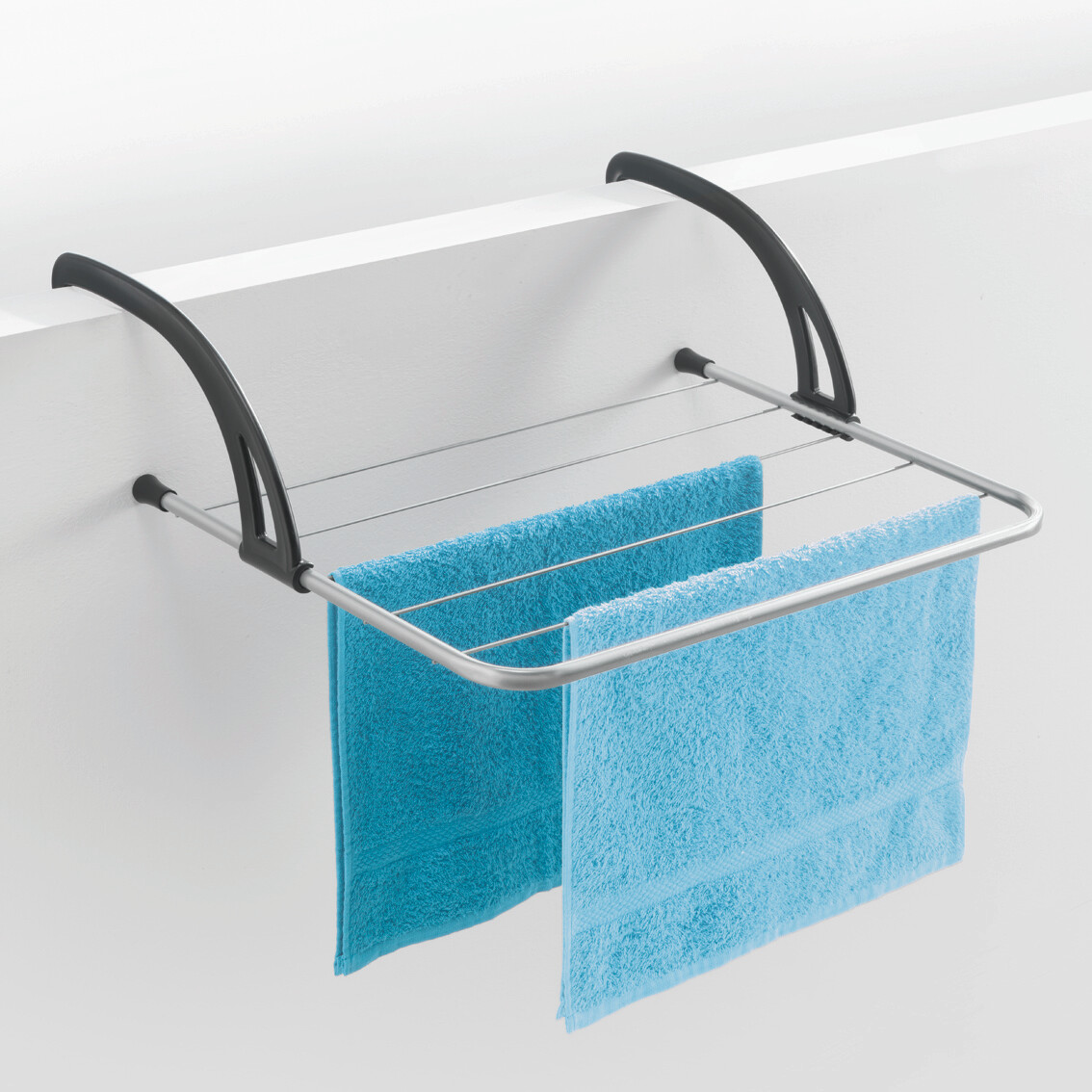 Metaltex Heizungs-u. Balkonwäschetrockner Favonio silber