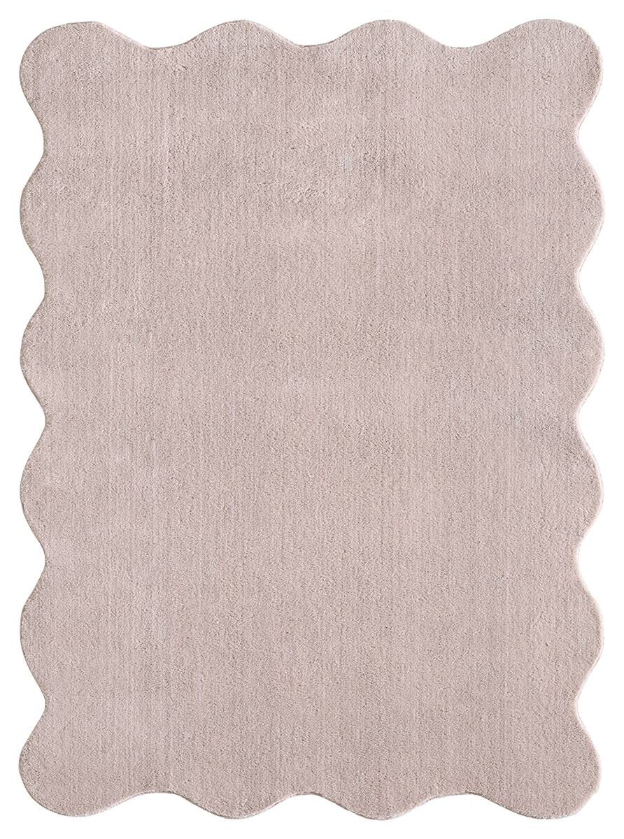 Teppich Loft Shape puderrosa B/H/L: ca. 140x13x200 cm