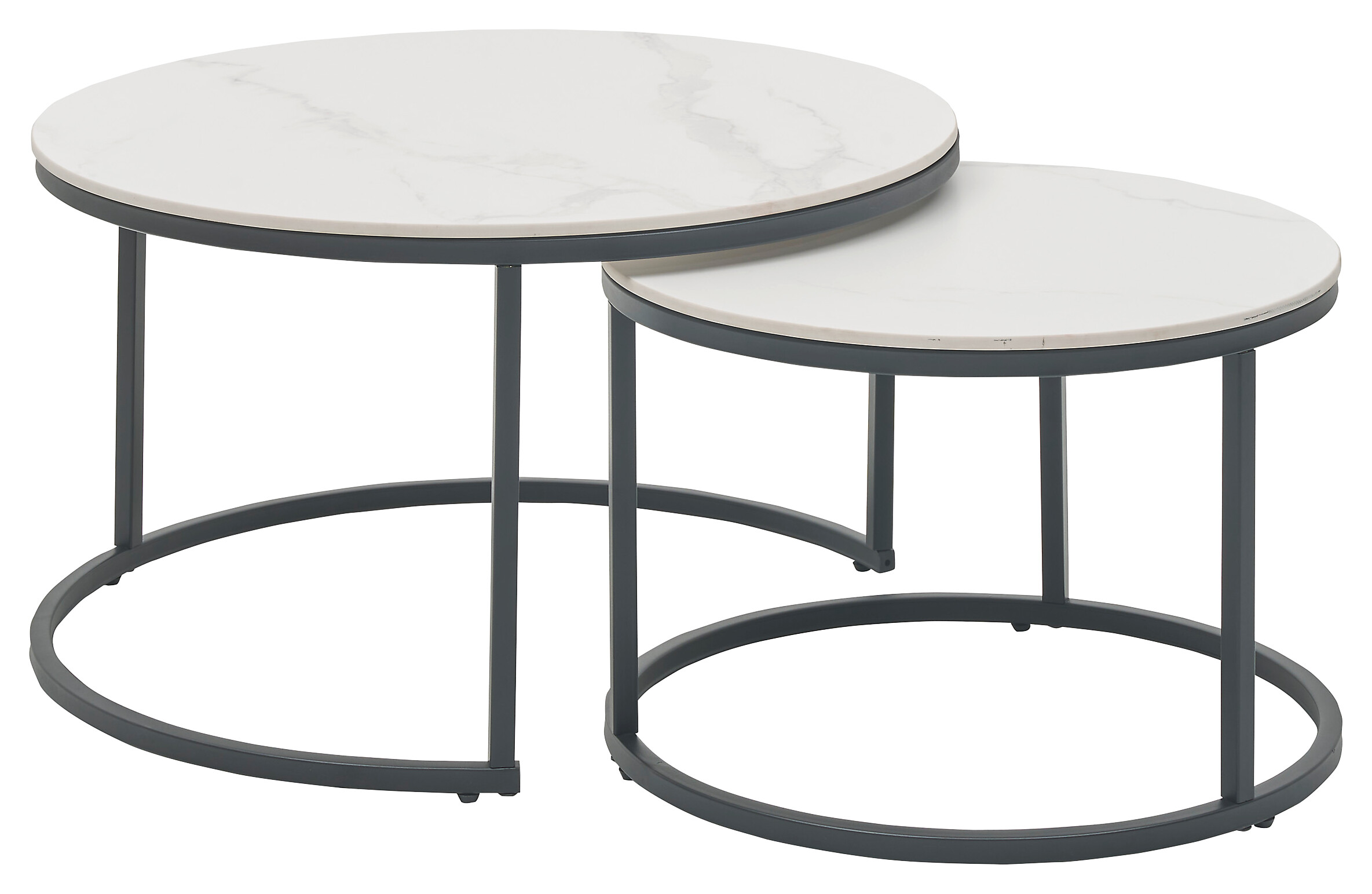 Couchtisch Gino weiß Marmor Keramik