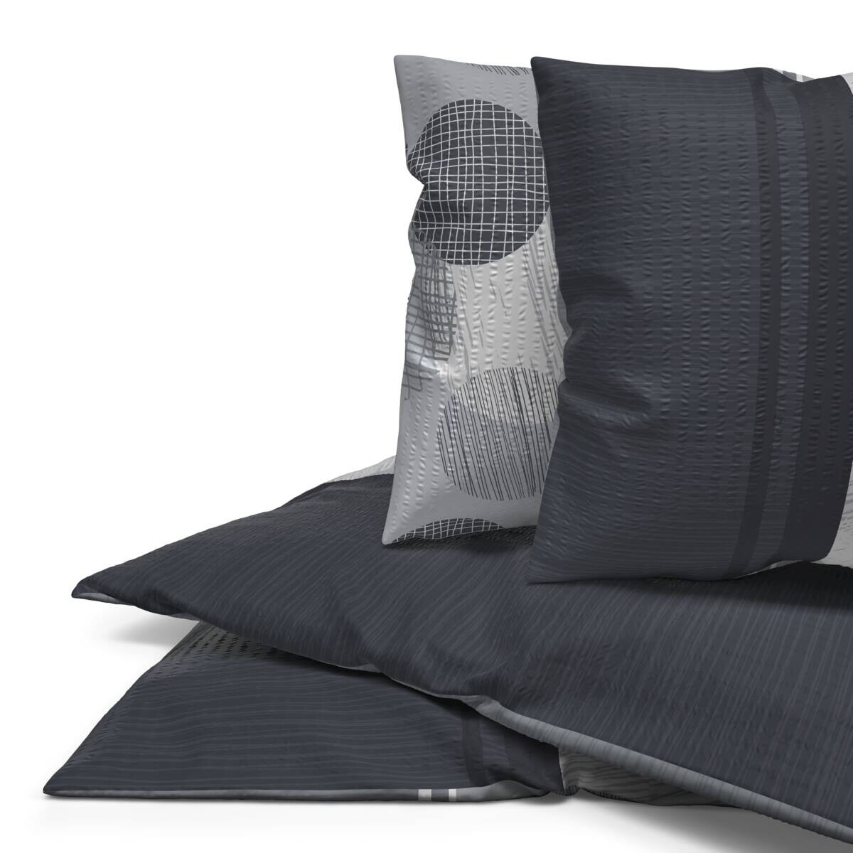 Microfaser Bettwäsche Seersucker