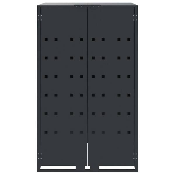 vidaXL Mülltonnenbox anthrazit B/H/T: ca. 207x117x79 cm