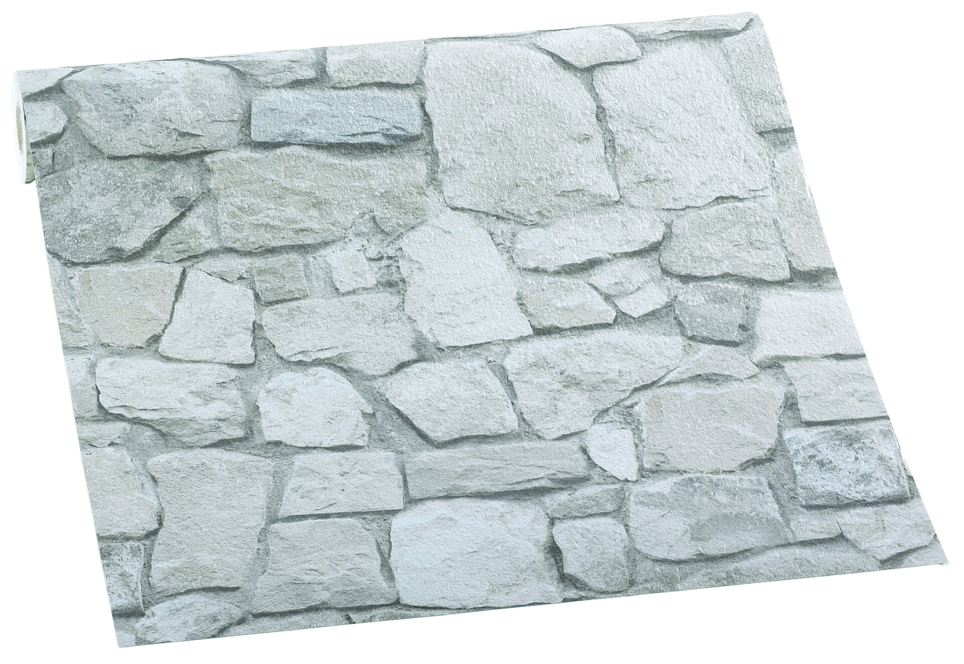 Papiertapete Steinoptik braun beige B/L: ca. 53x1005 cm