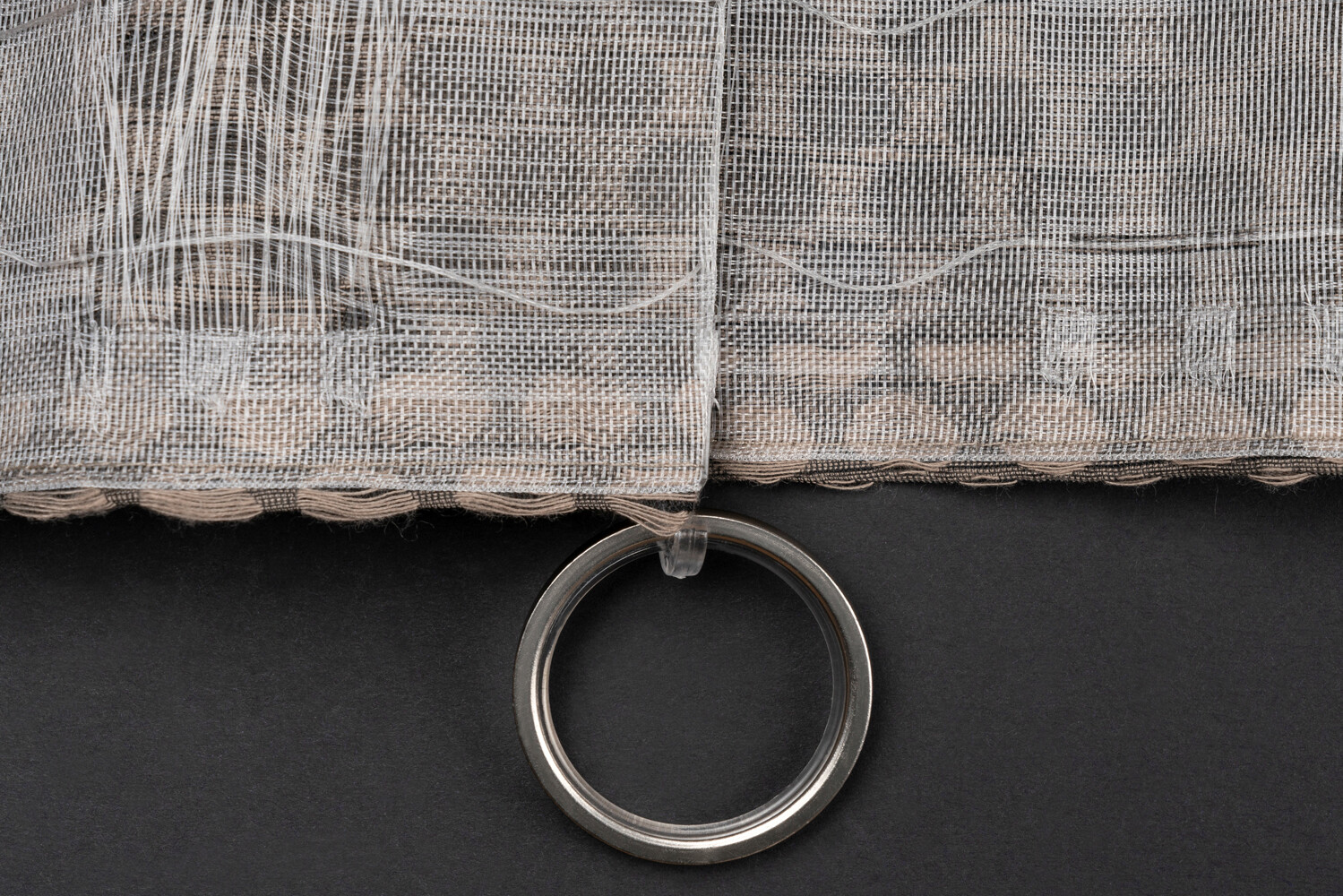 Kombivorhang 2er Pack Dot taupe B/L: ca. 135x300 cm