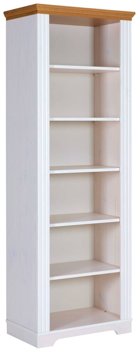 Regal Maluno weiß lackiert B/H/L: ca. 41x193,1x68 cm