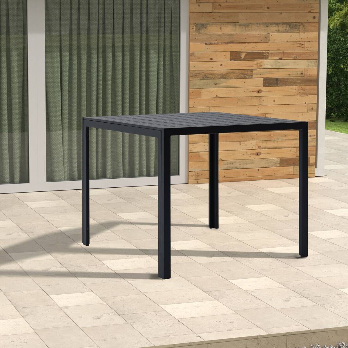 POCOline Gartentisch Mila schwarz Alu B/H/L: ca. 90x74x90 cm