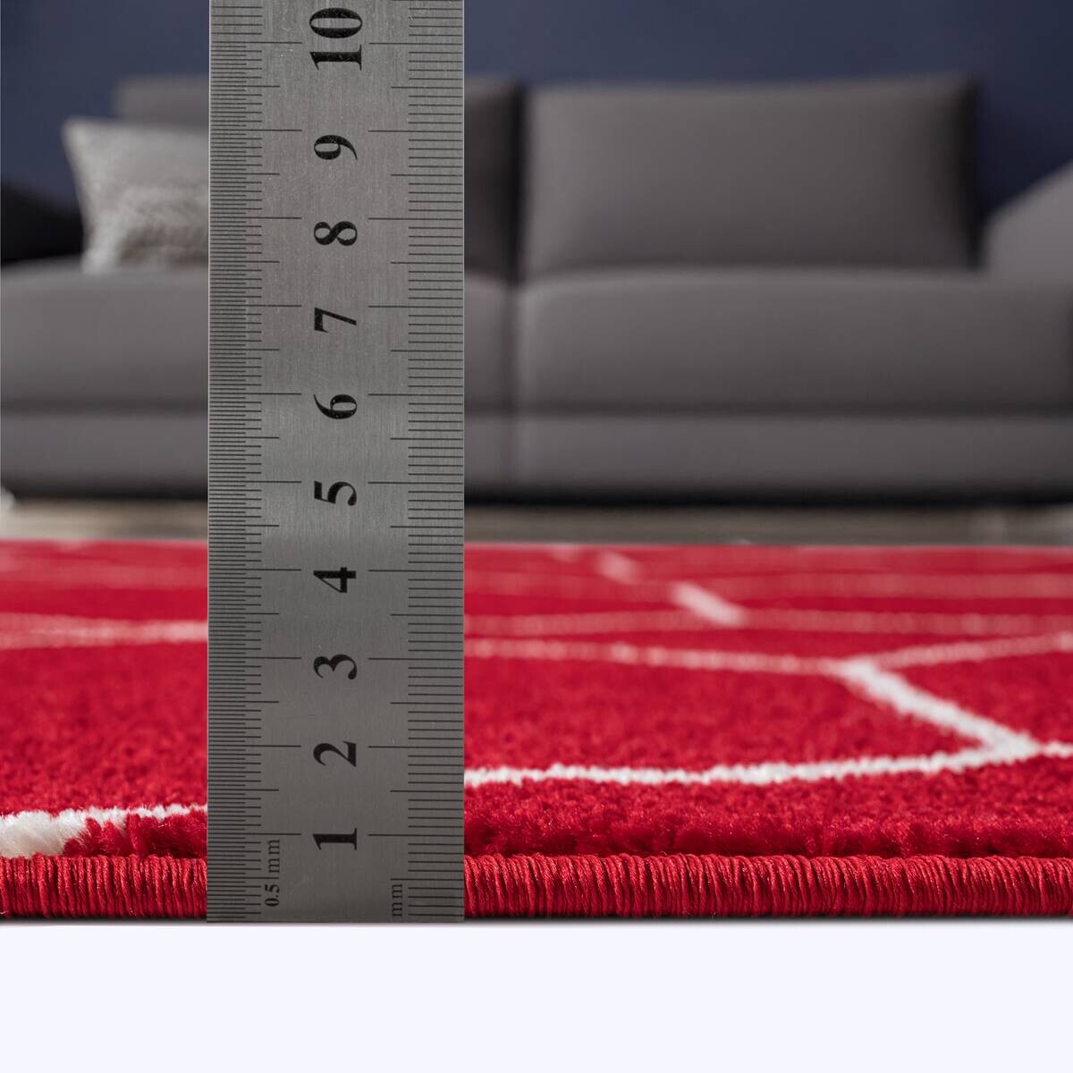 Sanat Teppich Trellis rot B/L: ca. 140x200 cm