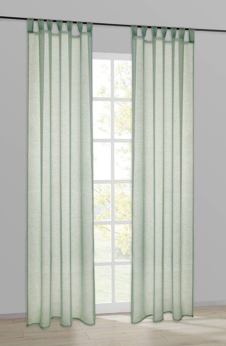 POCOline Kombivorhang Julia salbei B/L: ca. 135x235 cm