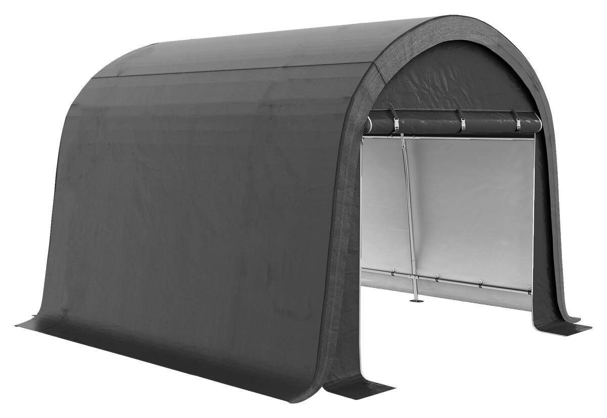 Outsunny Gartenhaus grau B/H/L: ca. 300x300x235 cm