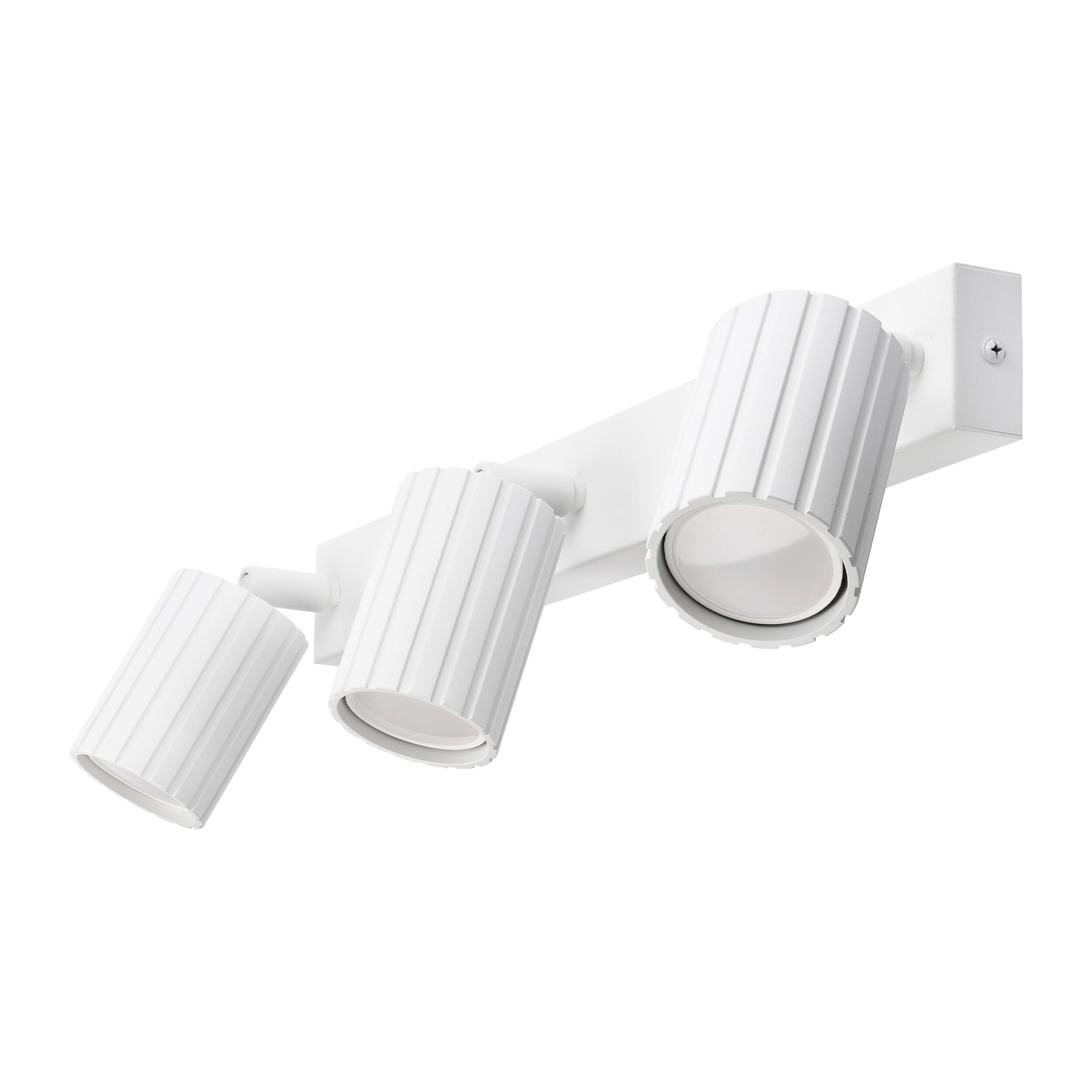 Lamkur Strahler Prisma weiß Stahl B/H/L: ca. 6,5x16,5x45 cm 3 Brennstellen