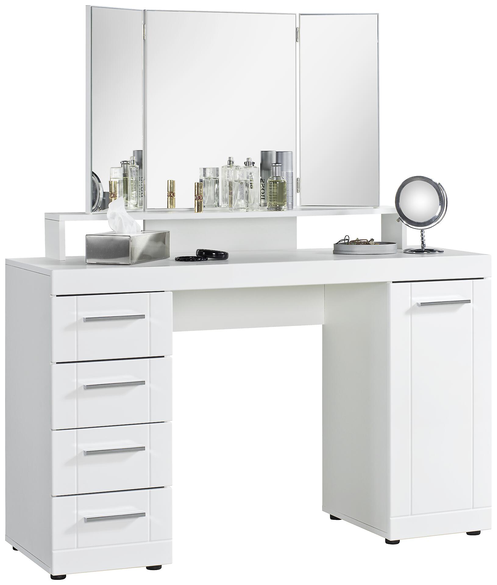 Schreibtisch Atlanta weiß weiß Hochglanz B/H/T: ca. 120x75x40 cm Schreibtisch Atlanta weiß weiß Hochglanz B/H/T: ca. 120x75x40 cm