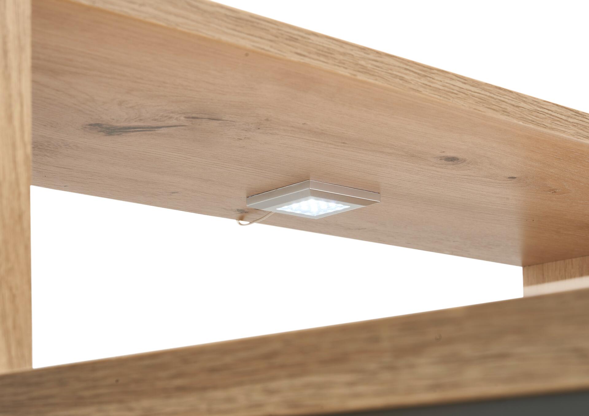 Schreibtisch Highscore grau Eiche Artisan Nachbildung B/H/T: ca. 182x92x70 cm