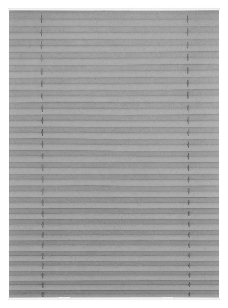 LICHTBLICK Dachfensterplissee grau B/L: ca. 36,3x80 cm