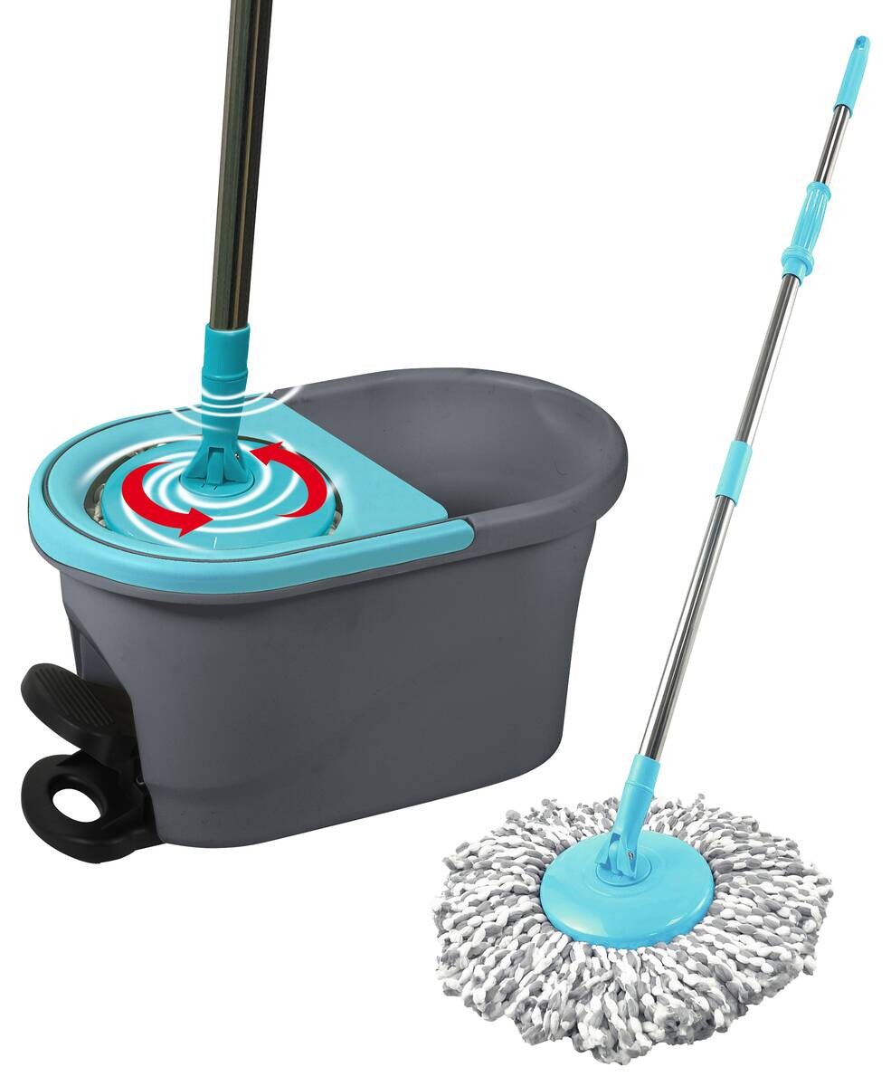 CLEANmaxx Wischmoppset türkis
