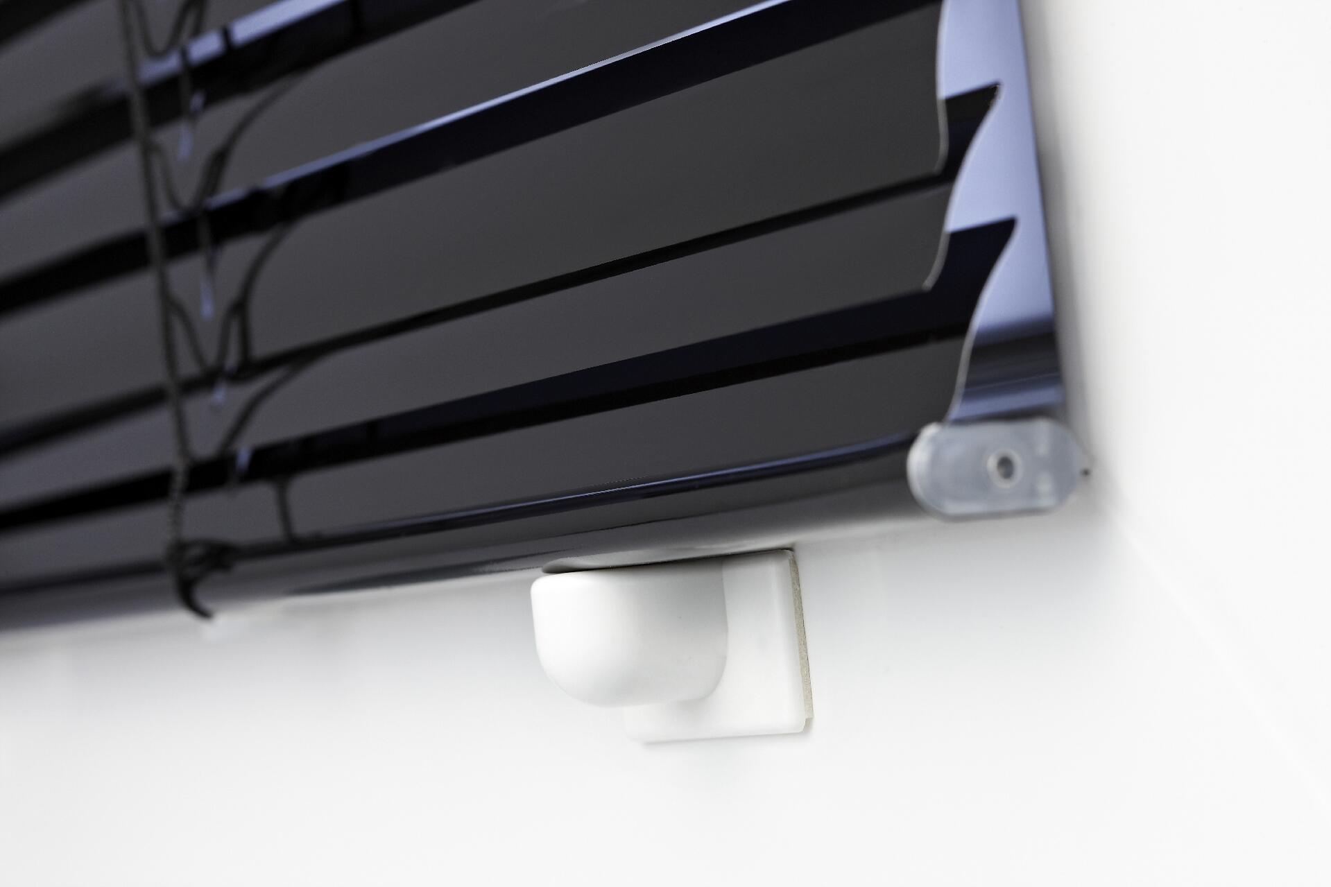 LICHTBLICK Magnethalter für Jalousie und Plissee weiß 2 Packstücke