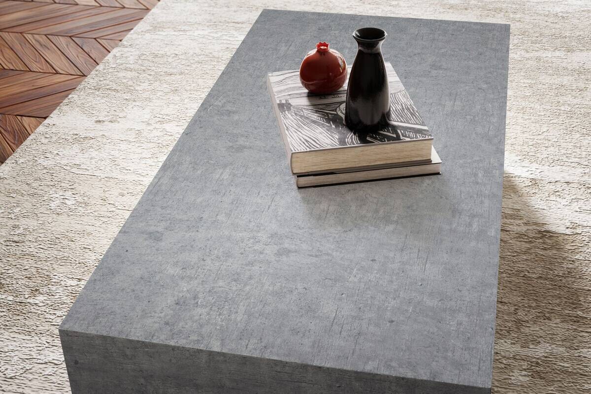 Wohnling Couchtisch schwarz Marmor B/H/T: ca. 100x30x50 cm