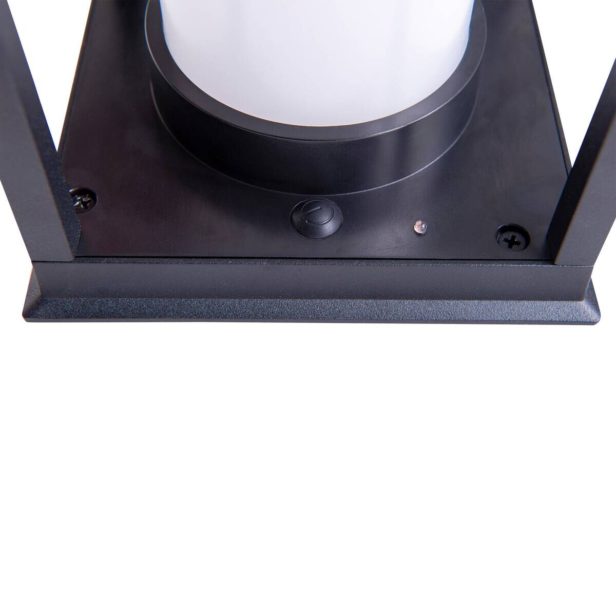 LED-Sockelleuchte 3180922 schwarz Aluminium Kunststoff B/H/L: ca. 14,5x28x14,5 cm