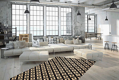 Thumbnail - Kayoom Kurzflorteppich Scandy 210 schwarz B/L: ca. 80x150 cm